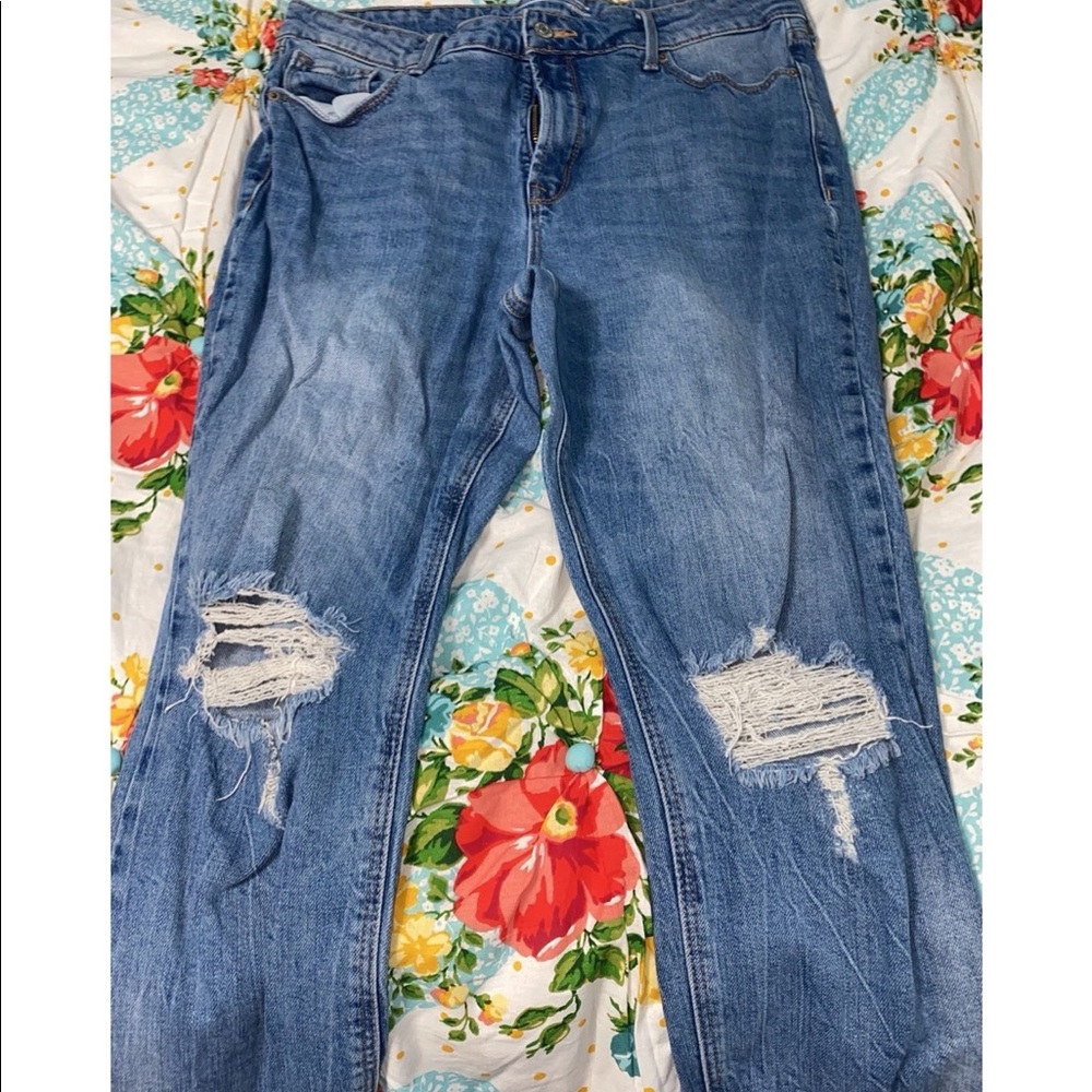 cute jeans with holes